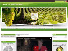 Tablet Screenshot of cognac-tercinier.com